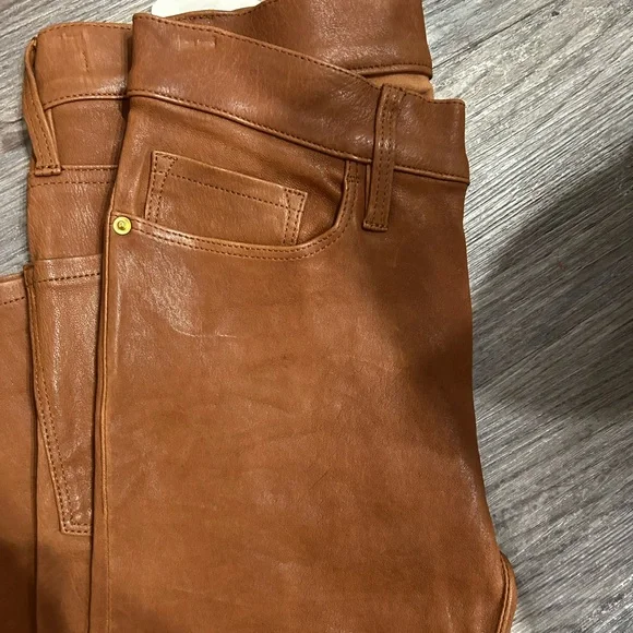 Frame Women's Leather Pants - Picture 7 of 7